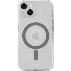 Holdit Apple iPhone 15 Mobilskal Holdit Phone Case MagSafe Space Gray/Transparent iPhone 13