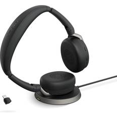 Bluetooth - On-Ear - Trådlösa Hörlurar Jabra Evolve2 65 Flex - USB-C UC Stereo (Wireless Charging)