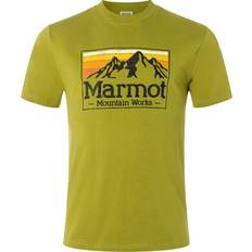Marmot T-shirts Marmot MMW Gradient SS TeeMen Cilantro