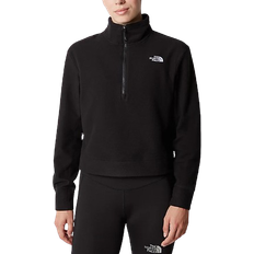 The North Face Tröjor The North Face Women's 100 Glacier Half-zip Fleece - Tnf Black