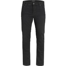 Jack & Jones Herr - Svarta - W34 Jeans Jack & Jones Mike Original AM 809 Tapered Fit Jeans - Black/Black Denim