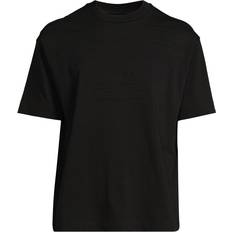 Armani T-shirt embossed logo svart