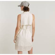 Enfärgade - Korta klänningar - XXS Short Tank Dress White Women