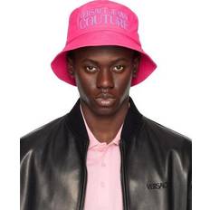 Versace Jeans Couture Huvudbonader Versace Jeans Couture Pink Logo Bucket Hat E401 FUXIA