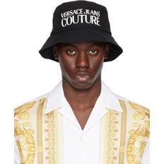 Versace Jeans Couture Huvudbonader Versace Jeans Couture Black Logo Bucket Hat E899 BLACK