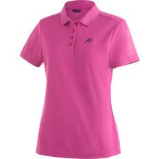 Polyamid Pikétröjor Maier Sports Women's Ulrike Kragtröja Regular Färg rosa