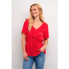 Cream CRAllie Bluse Rot Größe für Damen