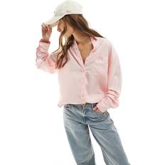 Lacoste Blusar Lacoste – Rosa skjorta oversize-Pink