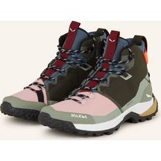 6 - Dam Chukka boots Salewa Puez Mid PTX Hiking Boots Women's Dark Olive/Shadow 00-0000061439-5651-8-5