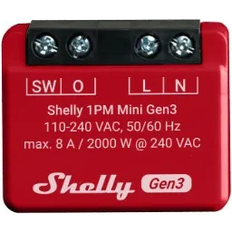 Apparatskåp Shelly Plus 1PM Mini (Gen3)