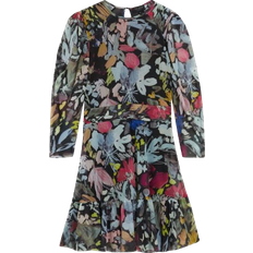 Ted Baker Dam Klänningar Ted Baker Payslyy Floral Print Mesh Mini Dress - Multicolor