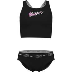 Badkläder Nike Swim Crossback Midkini Set black