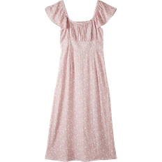 Blommiga - Midiklänningar - Rosa Dobber Lusia Dress - Pink Mini Flower