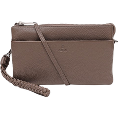 Adax Bruna Axelremsväskor Adax Salerno Combi Nellie Clutch - Taupe