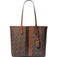 Michael Kors Eliza Large Empire Signature Logo Tote Bag - Brown/Luggage