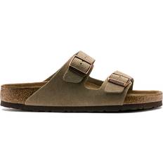 Birkenstock 35 Skor Birkenstock Arizona Soft Footbed Suede Leather - Taupe