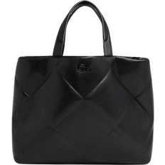 Calvin Klein Quilted Tote Bag - Ck Black