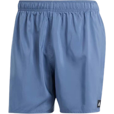 Enfärgade - Herr - S Badkläder adidas Men's Sportswear Solid CLX Short Length Swim Shorts - Preloved Ink/White