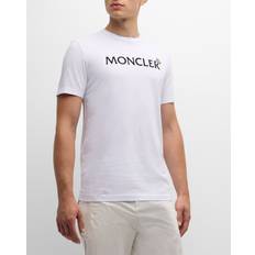 Moncler Bomull Kläder Moncler Flocked Logo T-Shirt