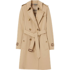 Burberry Mid Length Kensington Heritage Trench Coat - Honey