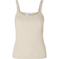 Selected Cotton Tank Top - Oatmeal