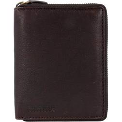 Greenburry Oily Tumbled Leather Wallet - Tabacco (681-22)