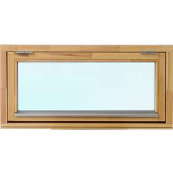Effektfönster M12 Trä Överkantshängt 2-glasfönster 60x40cm