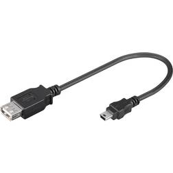 MicroConnect USB A-USB Mini-B 2.0 0.2m