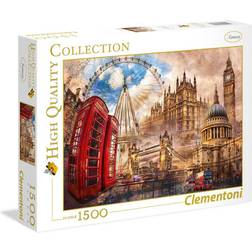 Clementoni High Quality Collection Vintage London 1500 Bitar