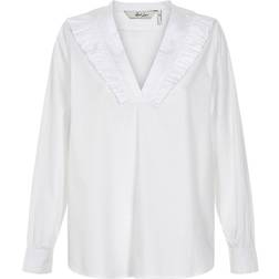 And Less Lucie Blouse - Brilliant White