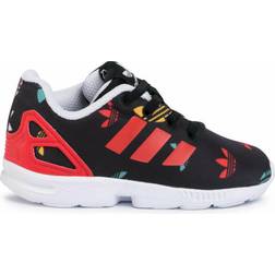 adidas Infant ZX Flux - Core Black/Lush Red/Cloud White