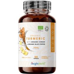 WeightWorld Turmeric with Black Pepper & Ginger 180 st