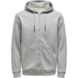 Only & Sons Sweatshirt Hoodie - Grey/Light Grey Melange