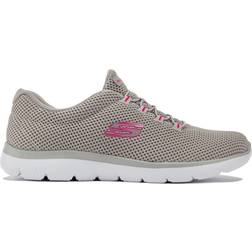 Skechers Summits W - Grey/Hot Pink