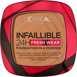 L'Oréal Paris Infallible 24H Fresh Wear Foundation in a Powder #330 Hazelnut