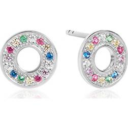 Sif Jakobs Valiano Earrings - Silver/Multicolour