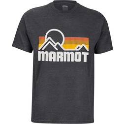 Marmot Coastal Short Sleeve T-shirt - True Charcoal Heather