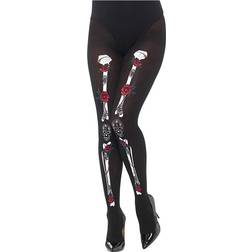 Smiffys Opaque Day of The Dead Tights