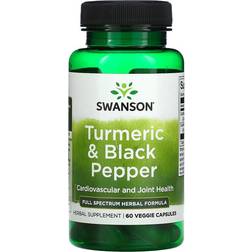 Swanson Turmeric & Black Pepper 60 st