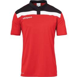 Uhlsport Offense 23 Polo Shirt - Red/Black/White