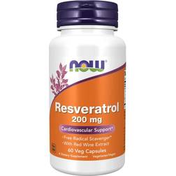 Now Foods Natural Resveratrol 200mg 60 st