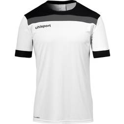 Uhlsport Offense 23 Short Sleeved T-shirt Unisex - White/Black/Anthracite