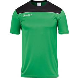 Uhlsport Offense 23 Poly T-shirt Unisex - Green/Black/White
