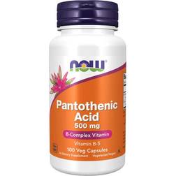 Now Foods NOW Pantothenic Acid 500 mg 100 vegkap