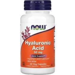 Now Foods NOW Hyaluronic Acid MSM 50 mg 60 vegkapslar