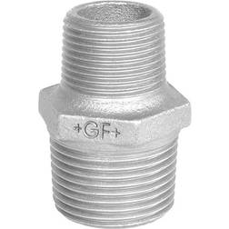 Georg-Fischer Hexagon nipple galvanized reducing 2 x 1 1/2