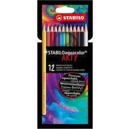 Stabilo Aquacolor ARTY Wallet of 12, Assorted