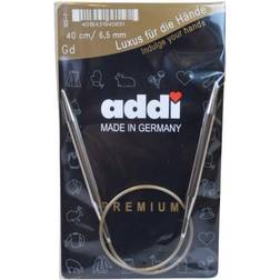 Addi Turbo Rundstickor Mässing 40cm 6,50mm 15.7in US10½