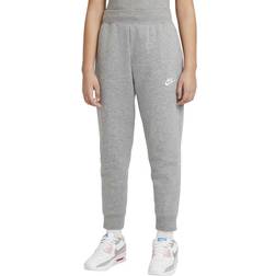 Nike Older Kid's Sportswear Club Fleece Trousers - Carbon Heather/White (DC7207-091)