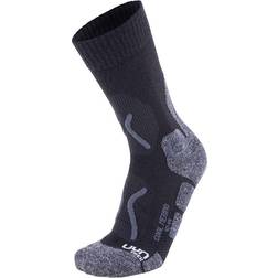 UYN Cool Merino Trekking Socks Men - Black/Gray Melange